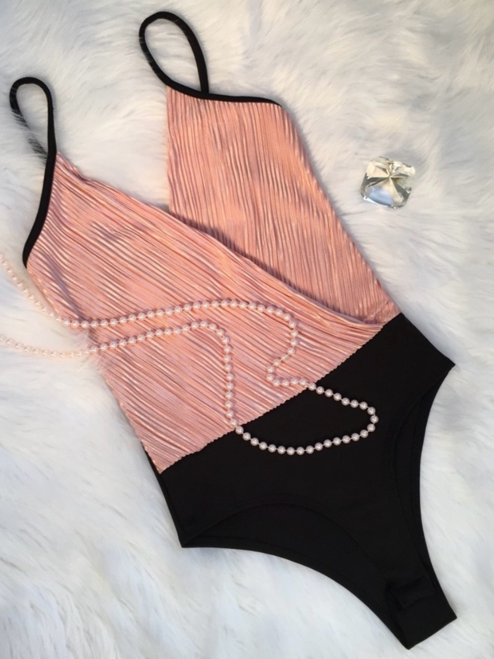 NEW Bodysuit Deep V Plunge Parvenue